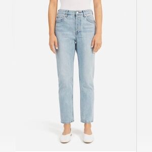 Everlane Women's Light Wash 90s Cheeky Straight Leg High Waisted Jeans Size 26